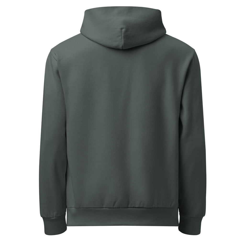 PureSarcasm sarcastic hoodie - pigment midnight navy, back view