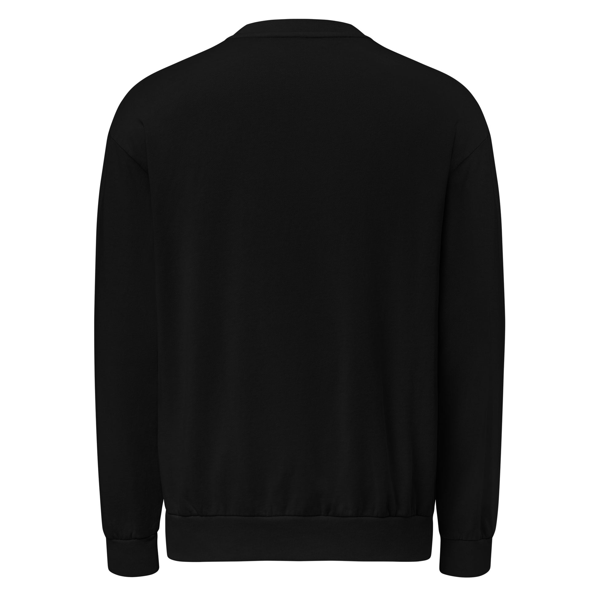 Winning at Life (Technically Alive) sarcastic sweatshirt - black, back view