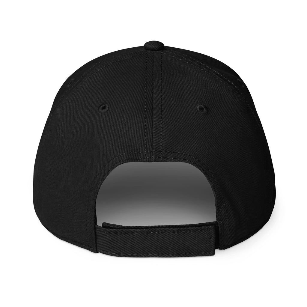 PureSarcasm sarcastic hat - baseball black, back view