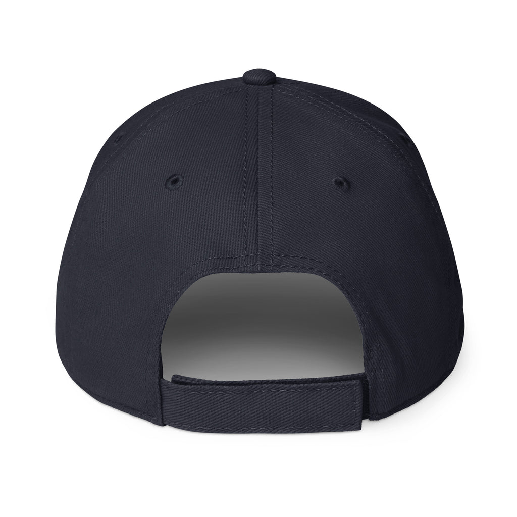 PureSarcasm sarcastic hat - dark navy, back view