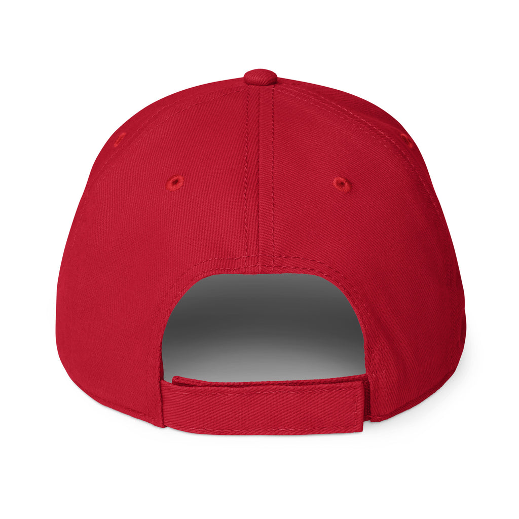 PureSarcasm sarcastic hat - baseball red, back view