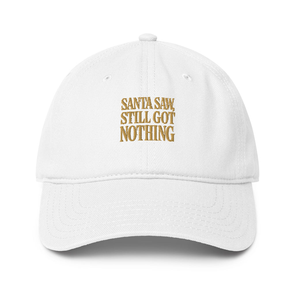 PureSarcasm sarcastic hat - baseball white, front view