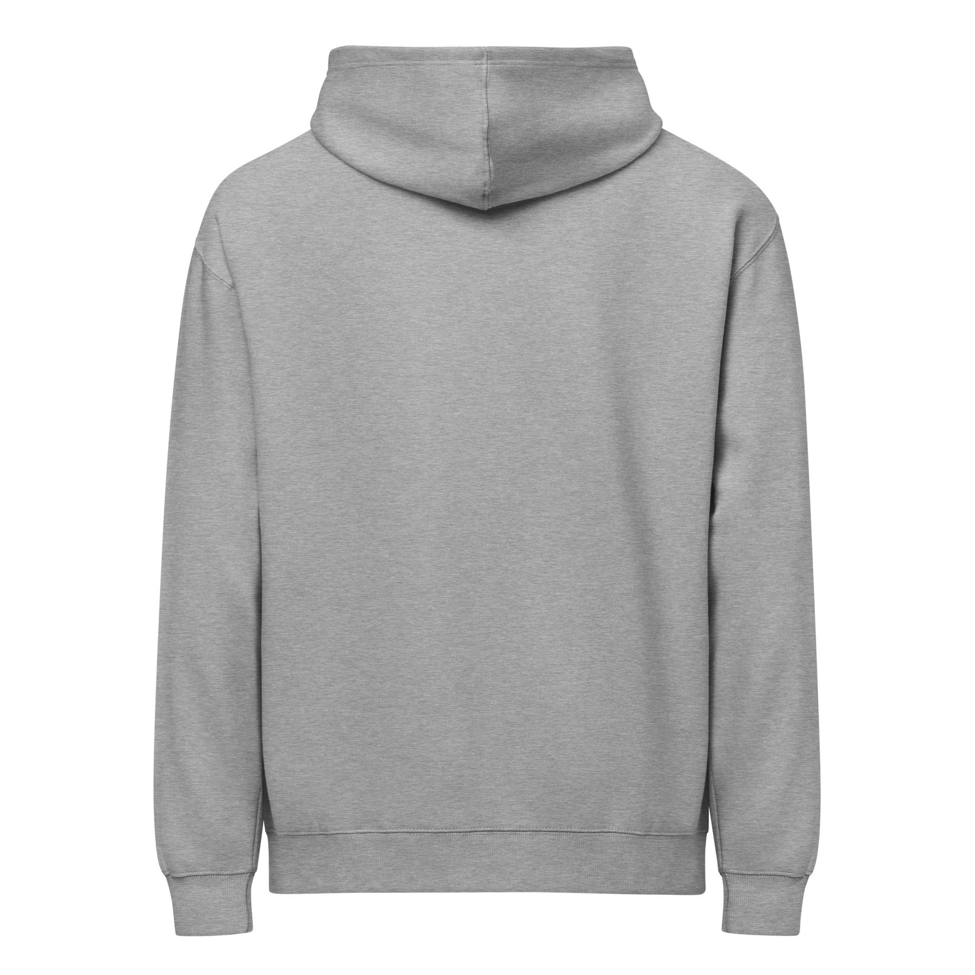 Definitely Thriving, Thanks For Asking sarcastic hoodie - carbon grey, back view