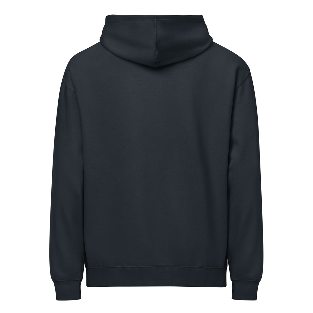PureSarcasm sarcastic hoodie - navy blazer, back view