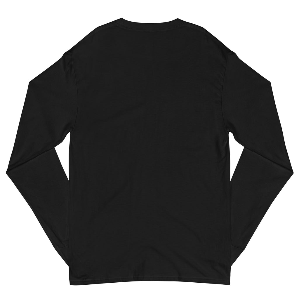 Skipped Gym, Still Useless sarcastic long sleeve shirt - black, back view