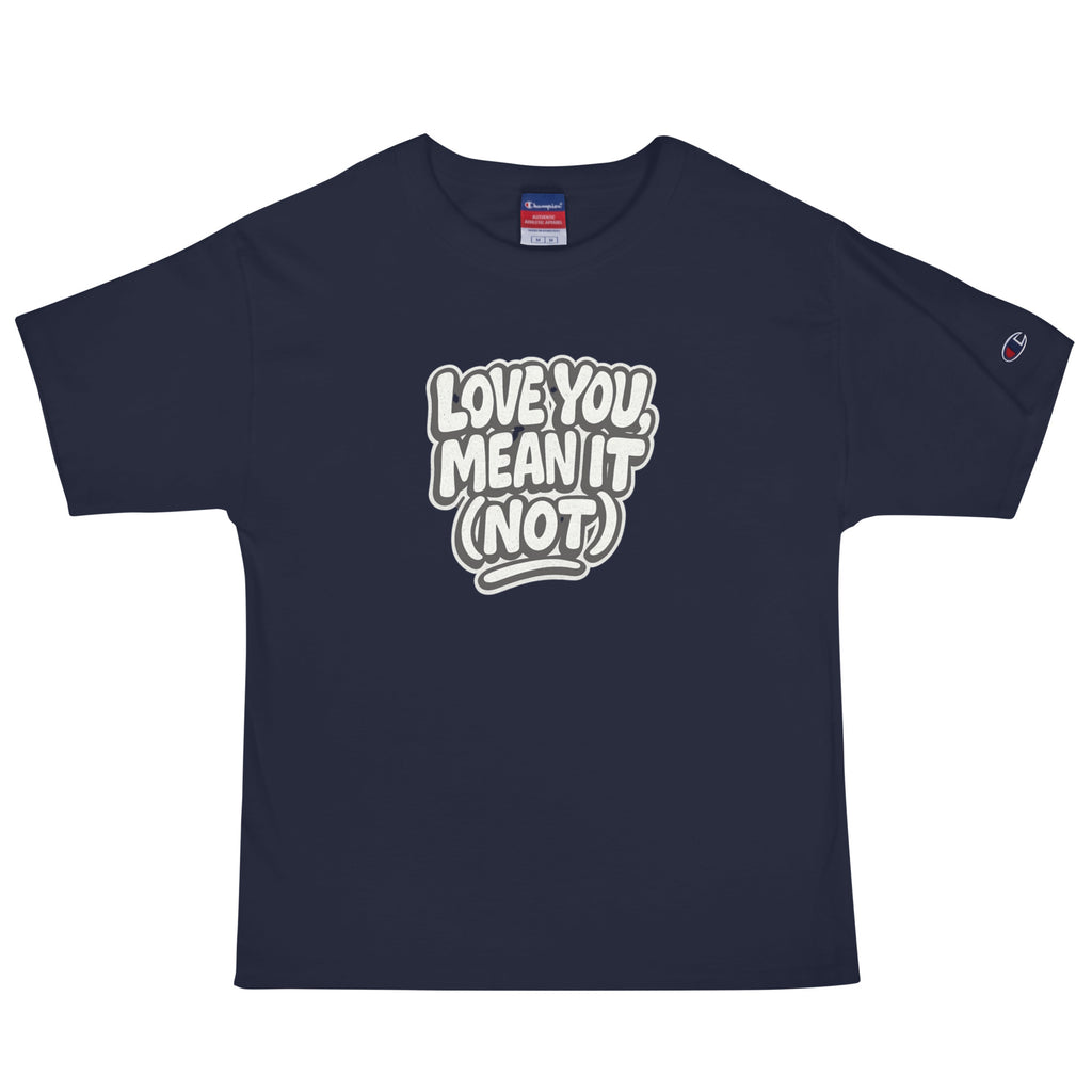 PureSarcasm sarcastic t-shirt - t navy, front view