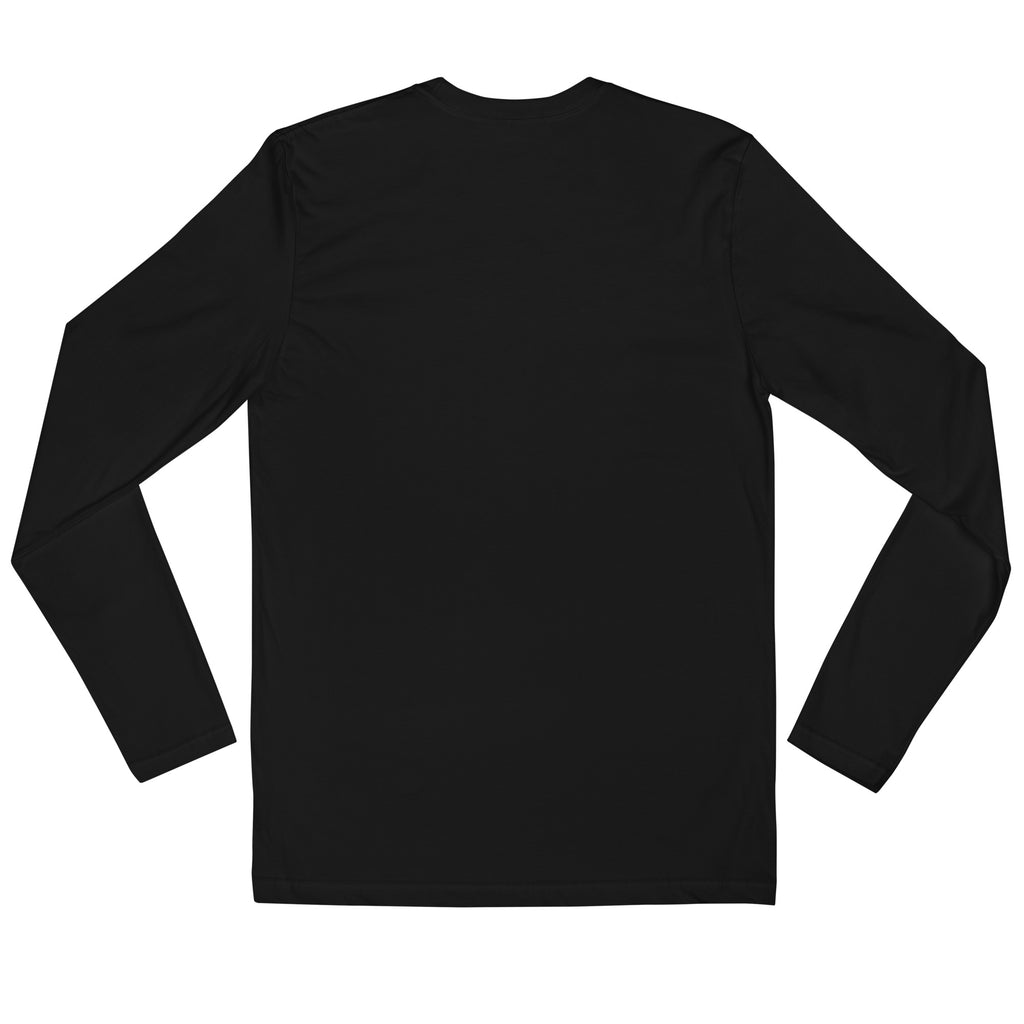 PureSarcasm sarcastic long sleeve shirt - black, back view