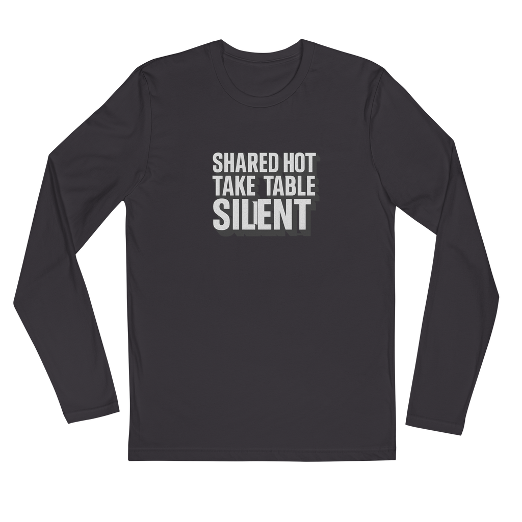 PureSarcasm sarcastic long sleeve shirt - heavy metal, front view