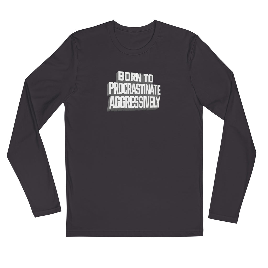PureSarcasm sarcastic long sleeve shirt - heavy metal, front view