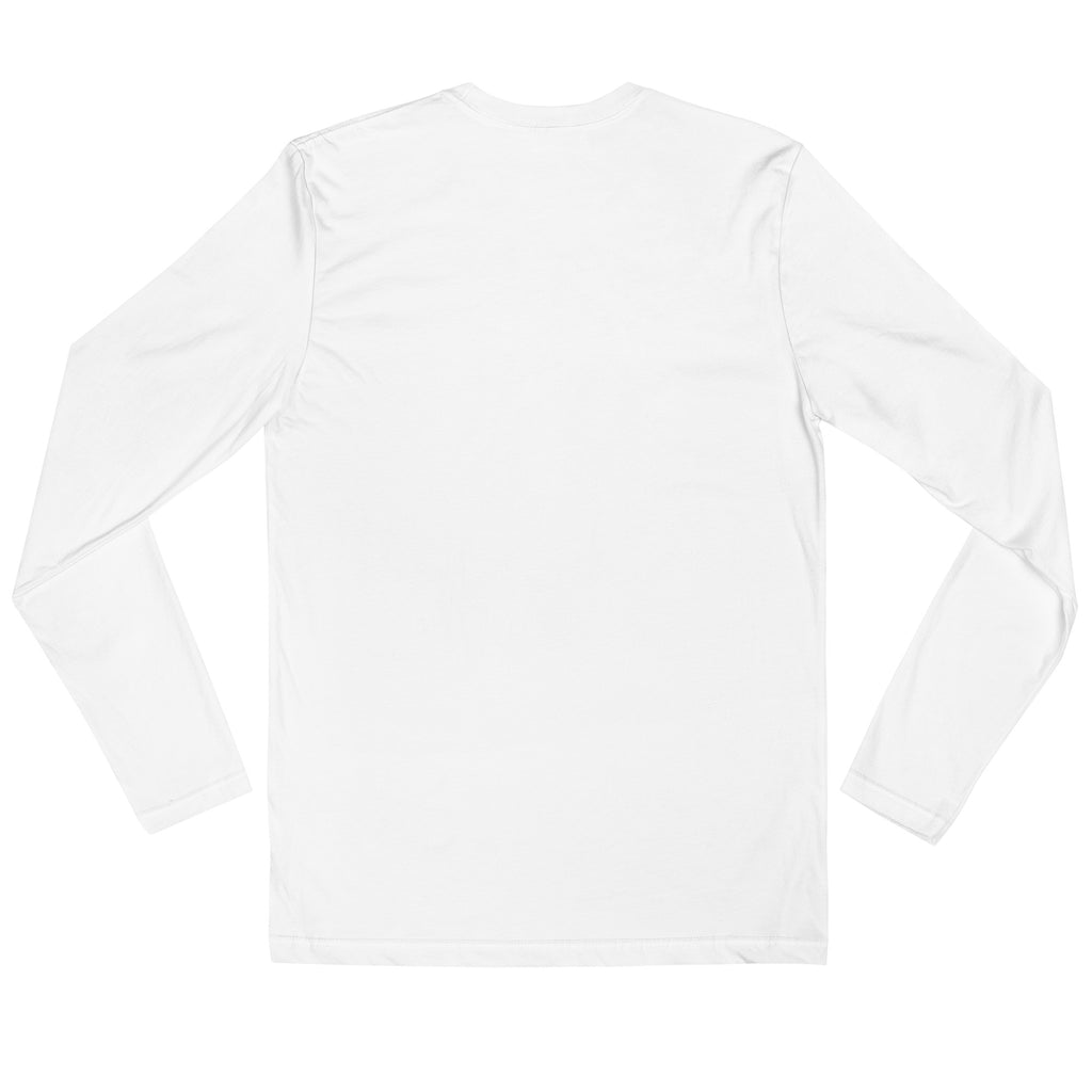 PureSarcasm sarcastic long sleeve shirt - white, back view