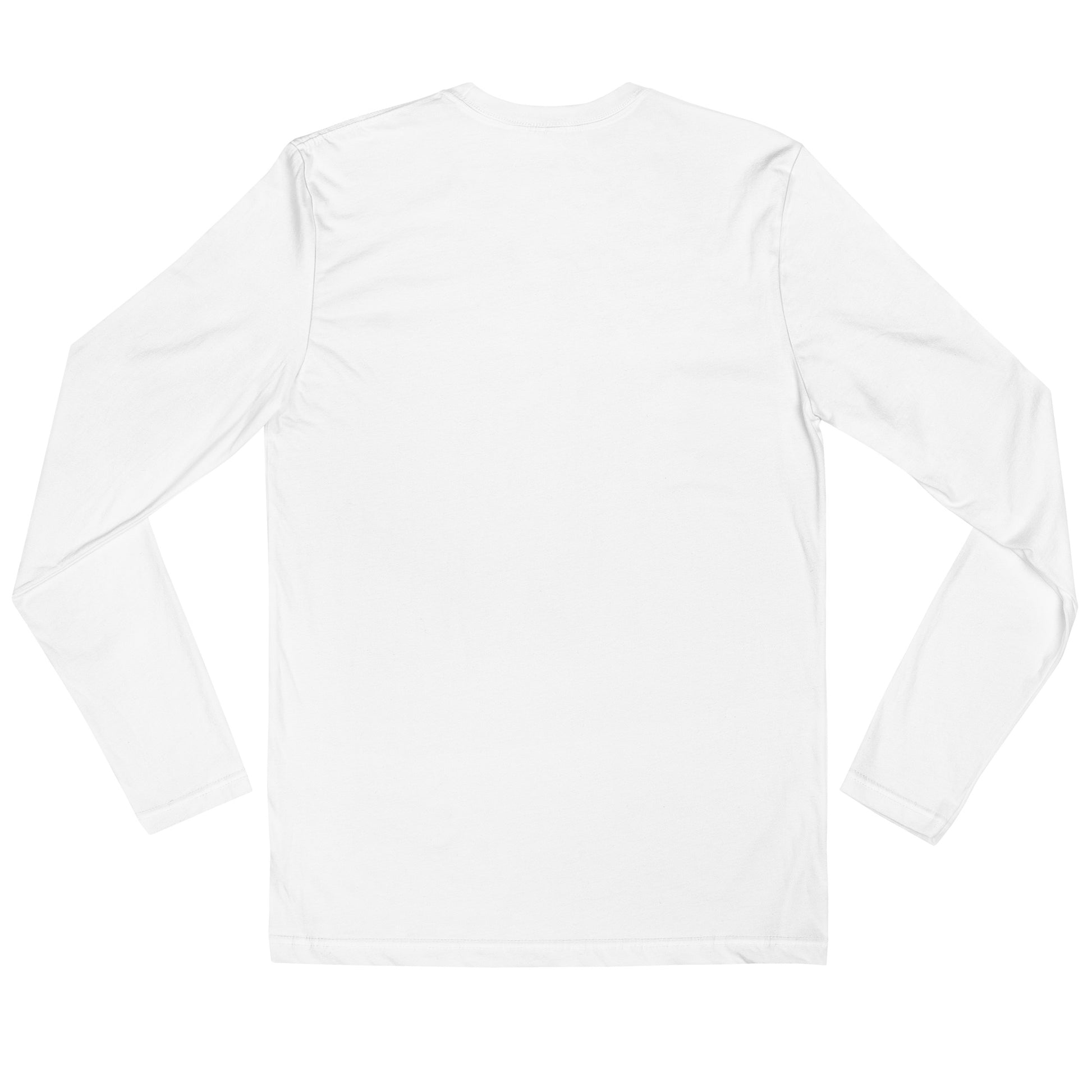 PureSarcasm sarcastic long sleeve shirt - white, back view