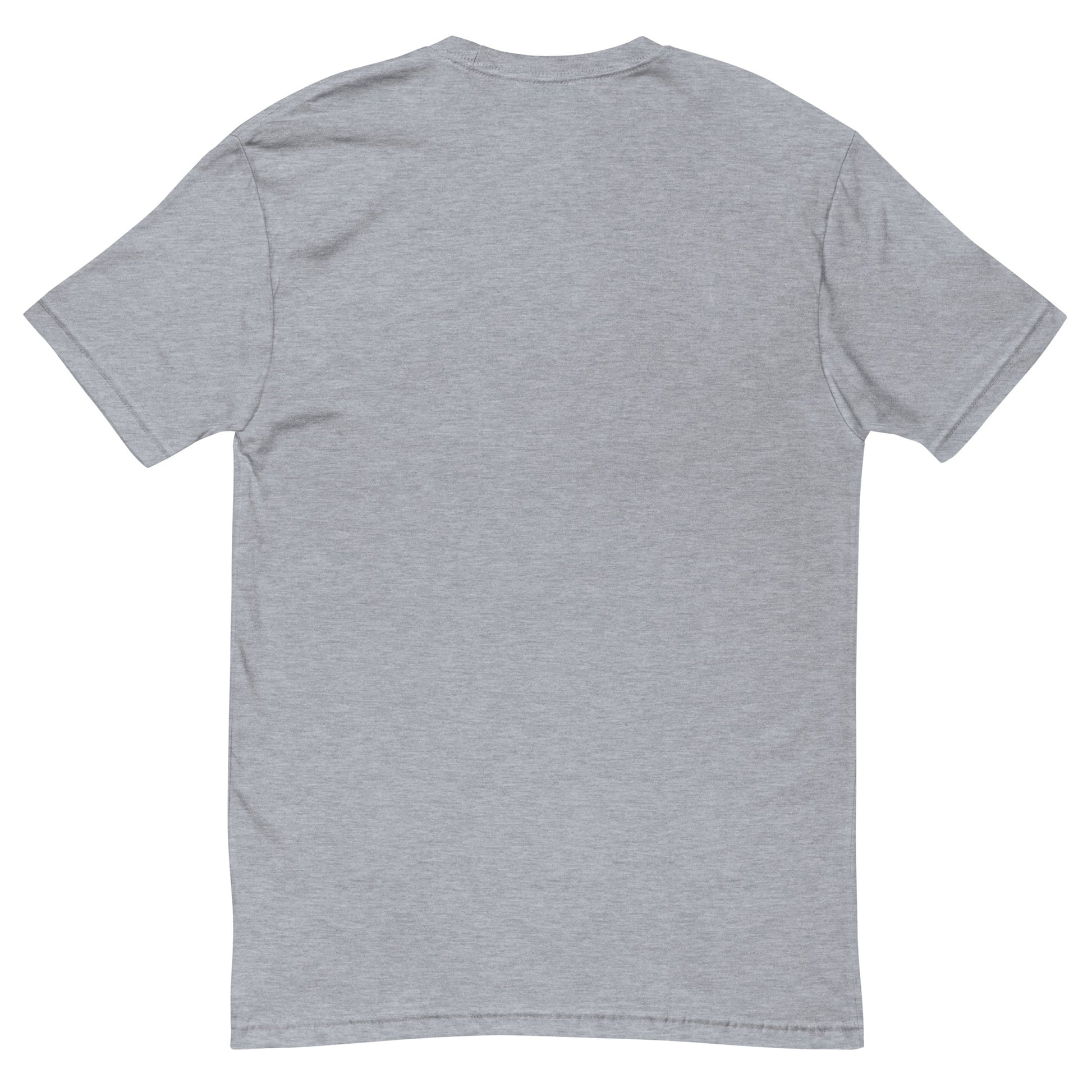 Literally Hiding from My Kids sarcastic tumbler - heather grey, back view