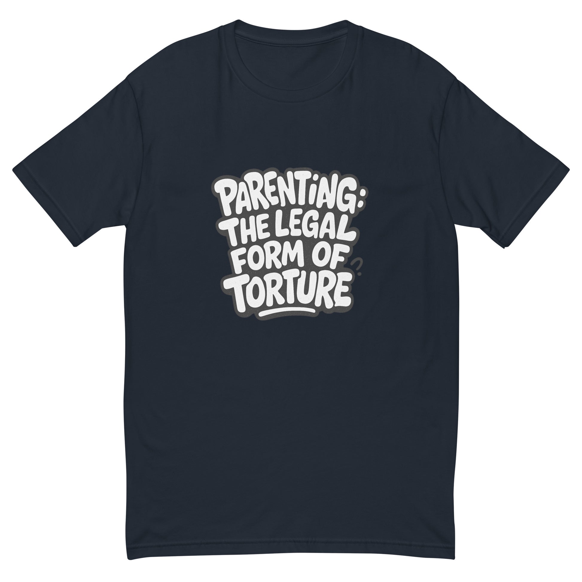 Parenting: The Legal Form of Torture sarcastic tumbler - midnight navy, front view