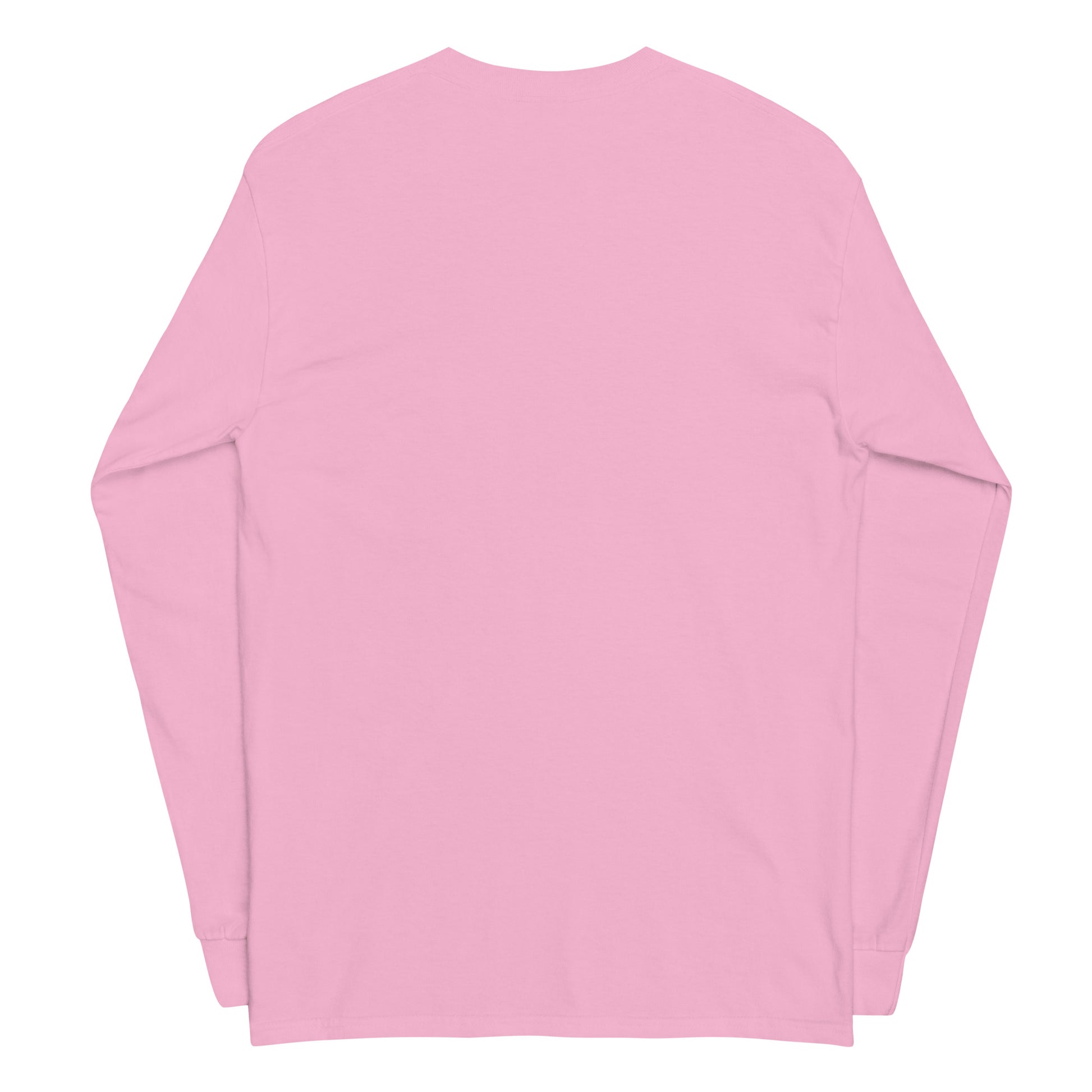 Therapy? I Yell in Notes sarcastic long sleeve shirt - notes - sarcastic in light pink, back view