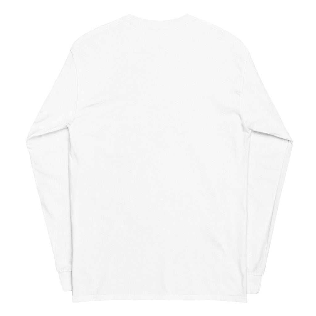 My Wifi Has Depression Too sarcastic long sleeve shirt - white, back view