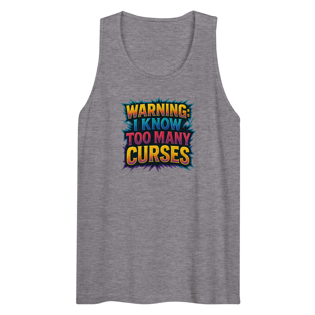 PureSarcasm sarcastic tank top - premium, front view