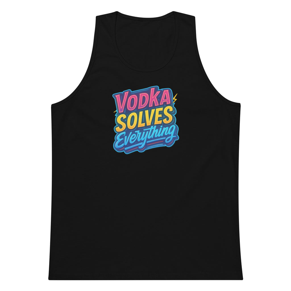 PureSarcasm sarcastic tank top - premium, front view