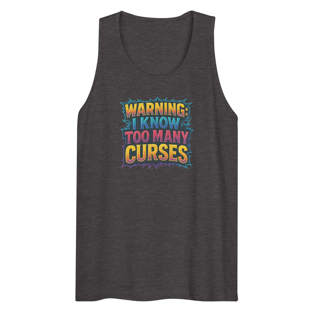 PureSarcasm sarcastic tank top - premium, front view