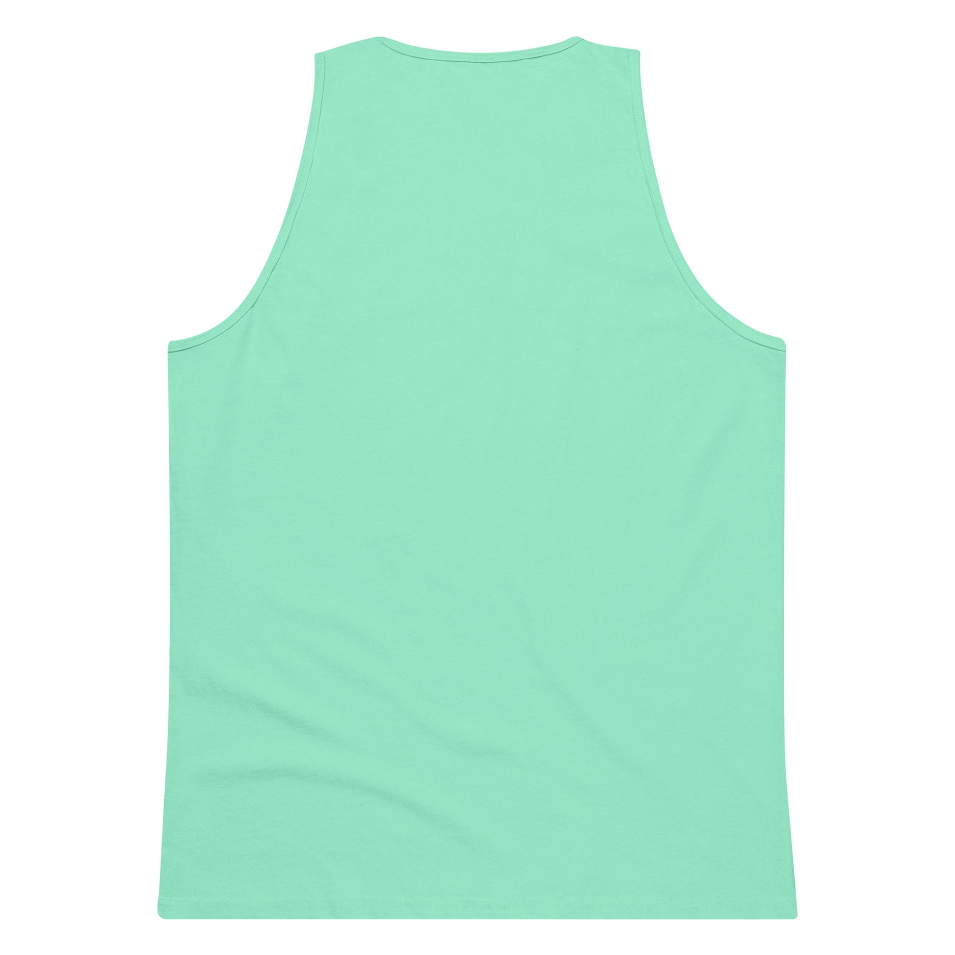 I Reply Mentally, Not Emailly sarcastic tank top - premium, back view
