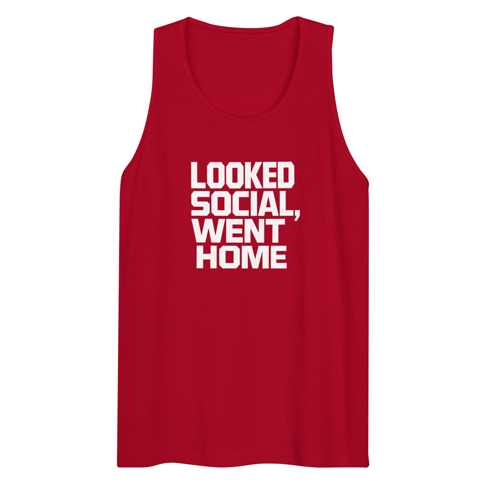 PureSarcasm sarcastic tank top - premium, front view