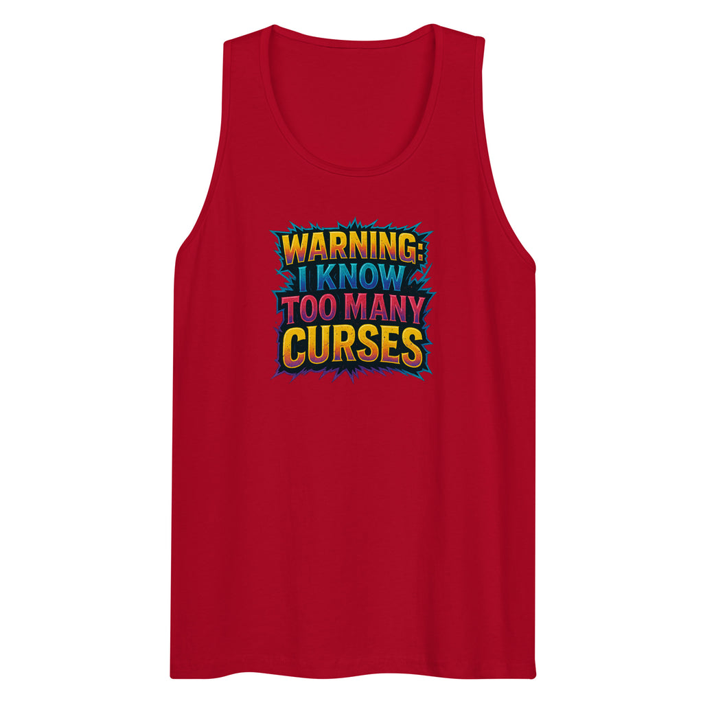 PureSarcasm sarcastic tank top - premium, front view