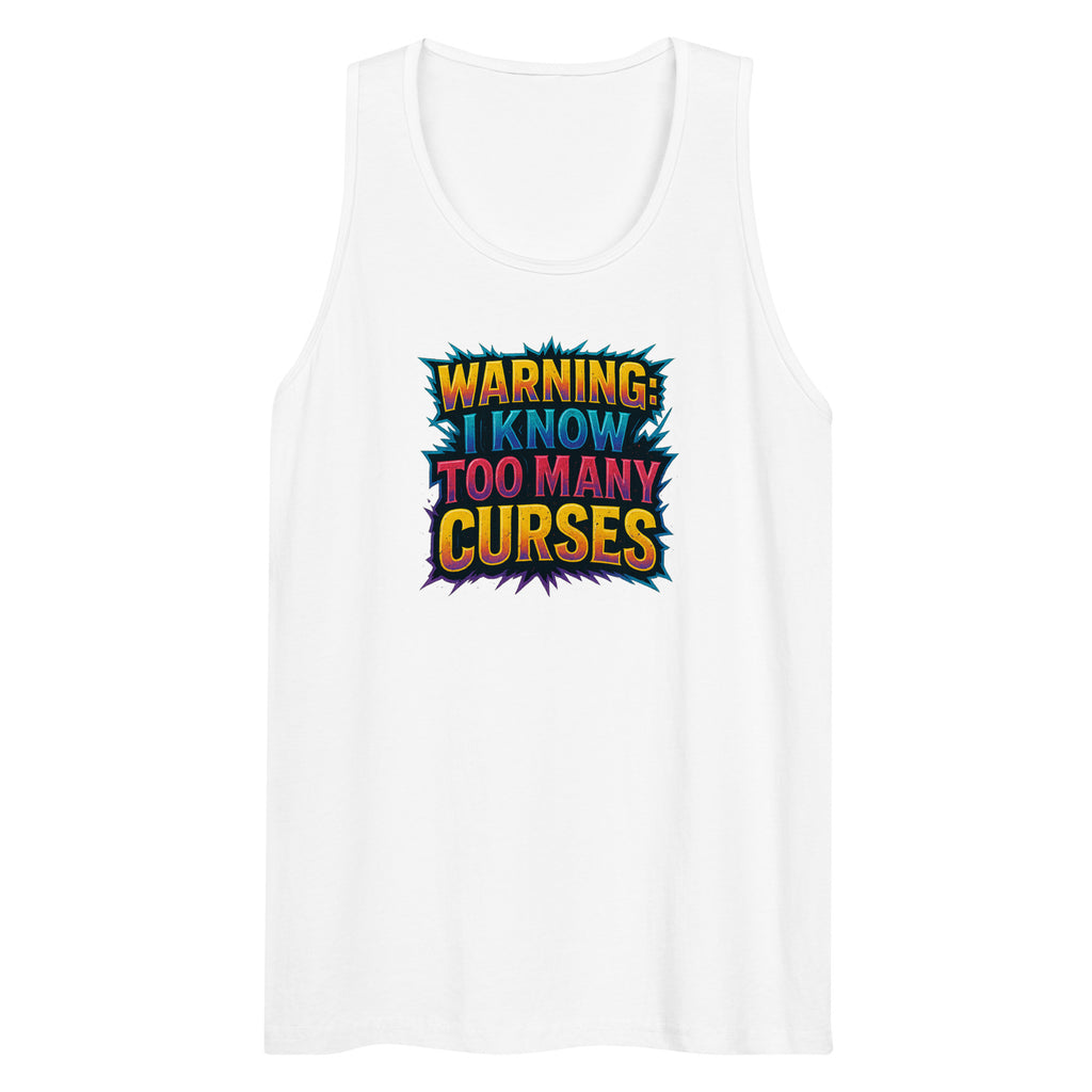 PureSarcasm sarcastic tank top - premium, front view