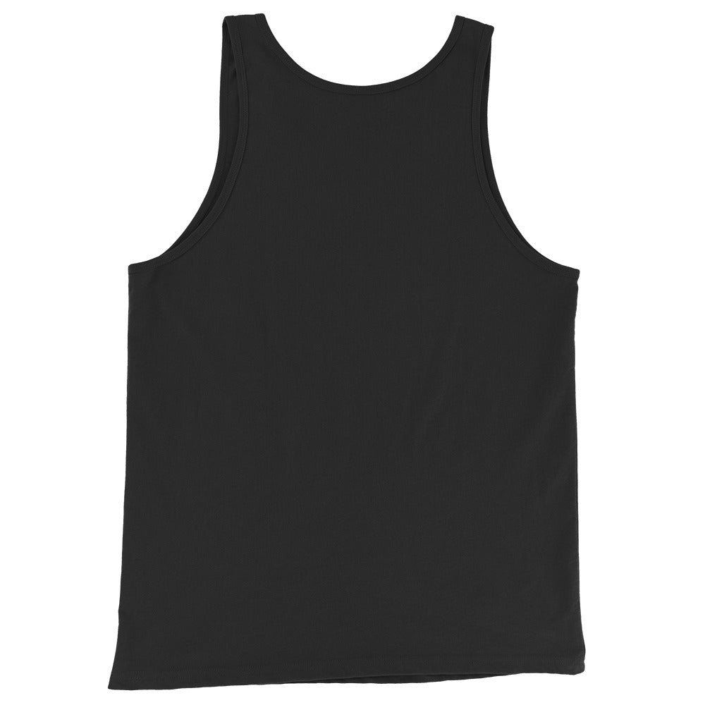 Burned Paycheck At Slots - Sarcastic Tank Top | PureSarcasm in Staple Tank - Back View | Sarcastic T-shirt | PureSarcasm