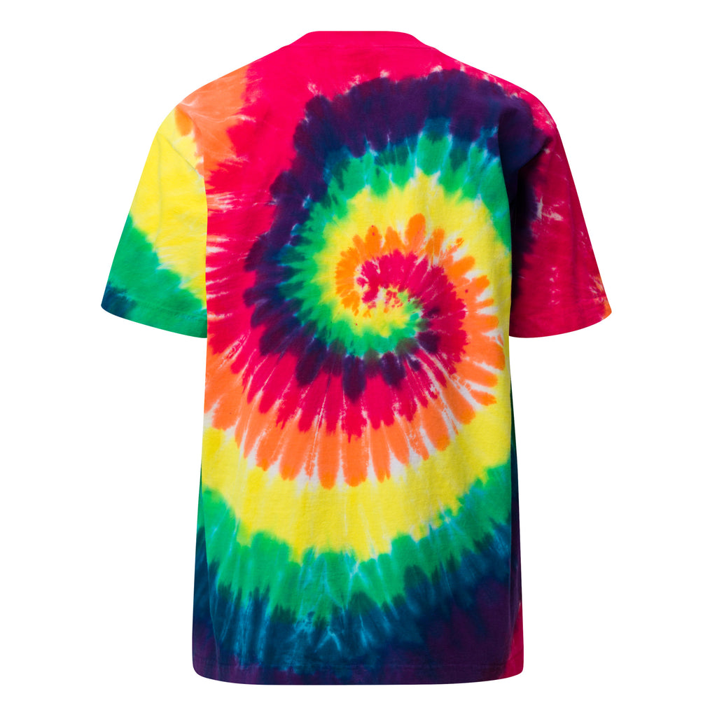 Productivity? I Blinked Once. sarcastic t-shirt - classic rainbow, back view