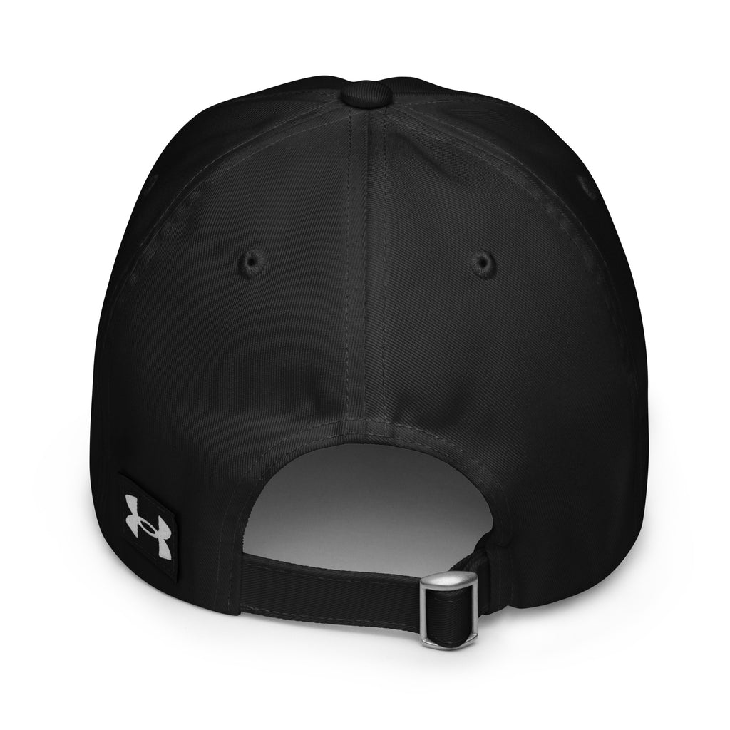 Peak Delusion. Zero Follow-Through. sarcastic hat - dad black, back view