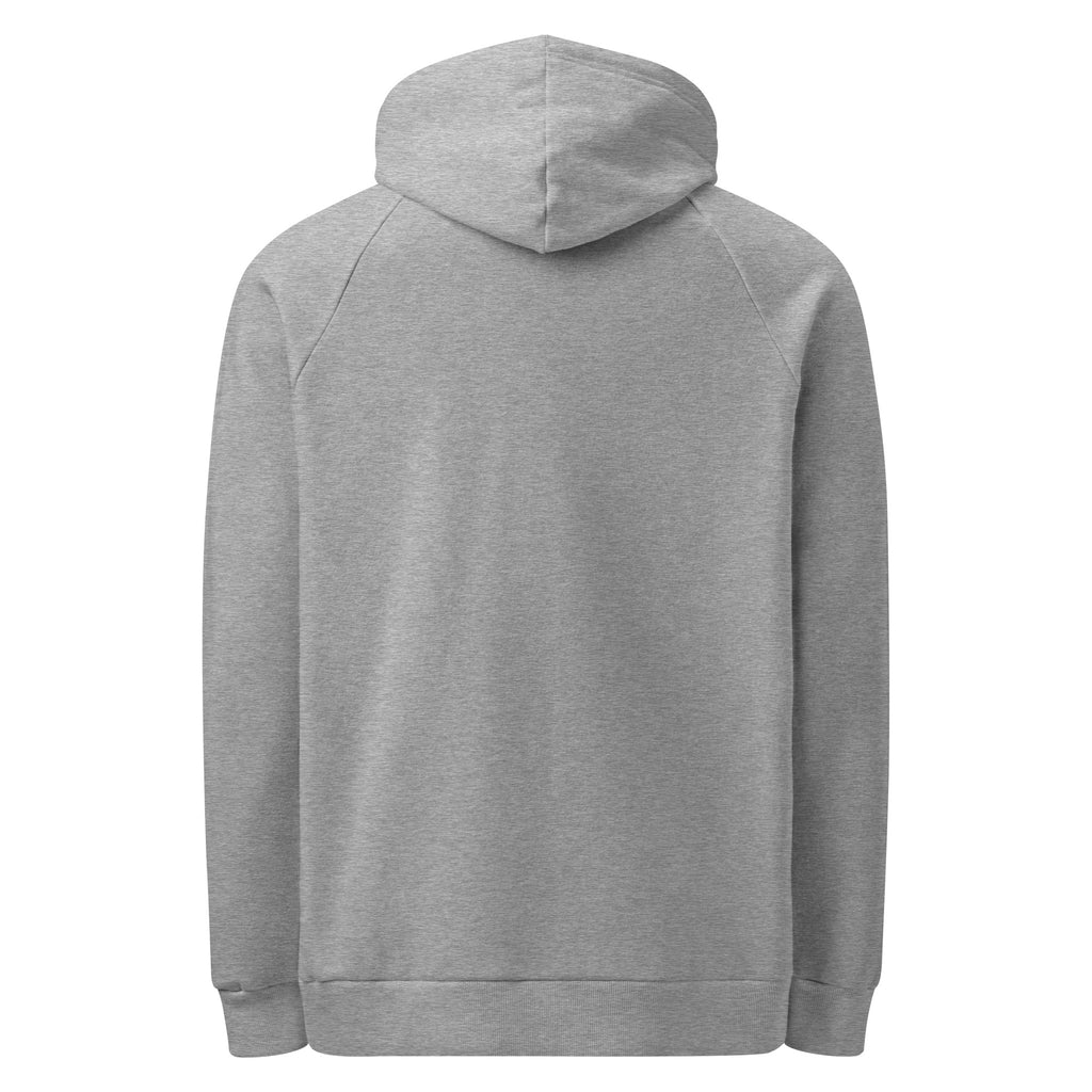 My Kid’s My Boss Now sarcastic hoodie - armour grey, back view