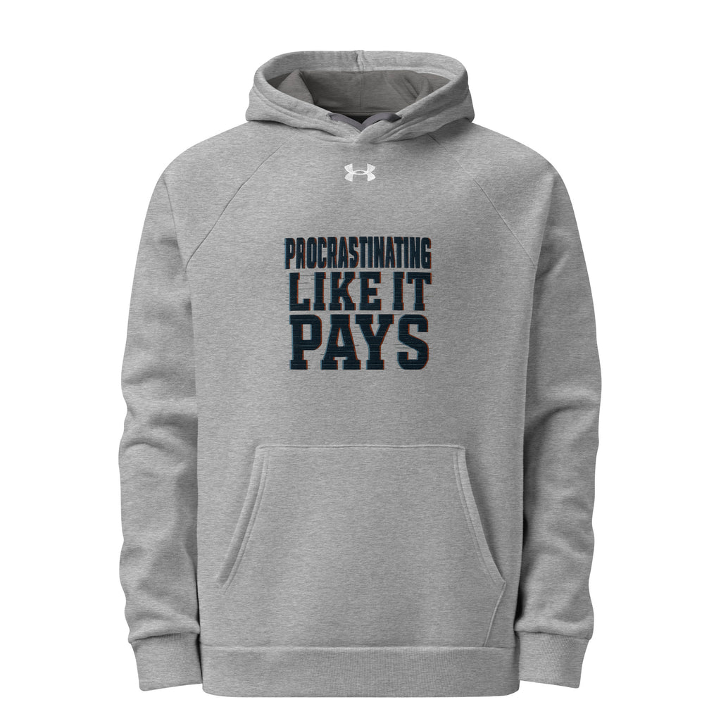 PureSarcasm sarcastic hoodie - armour grey, front view
