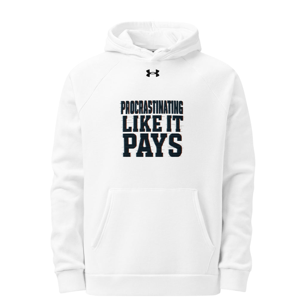 PureSarcasm sarcastic hoodie - armour white, front view