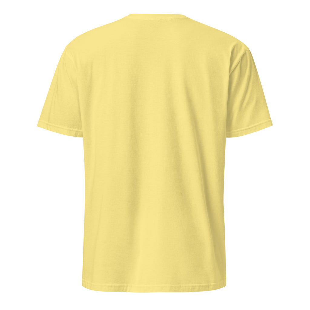 One Salad Fixed Nothing sarcastic t-shirt - t cornsilk, back view