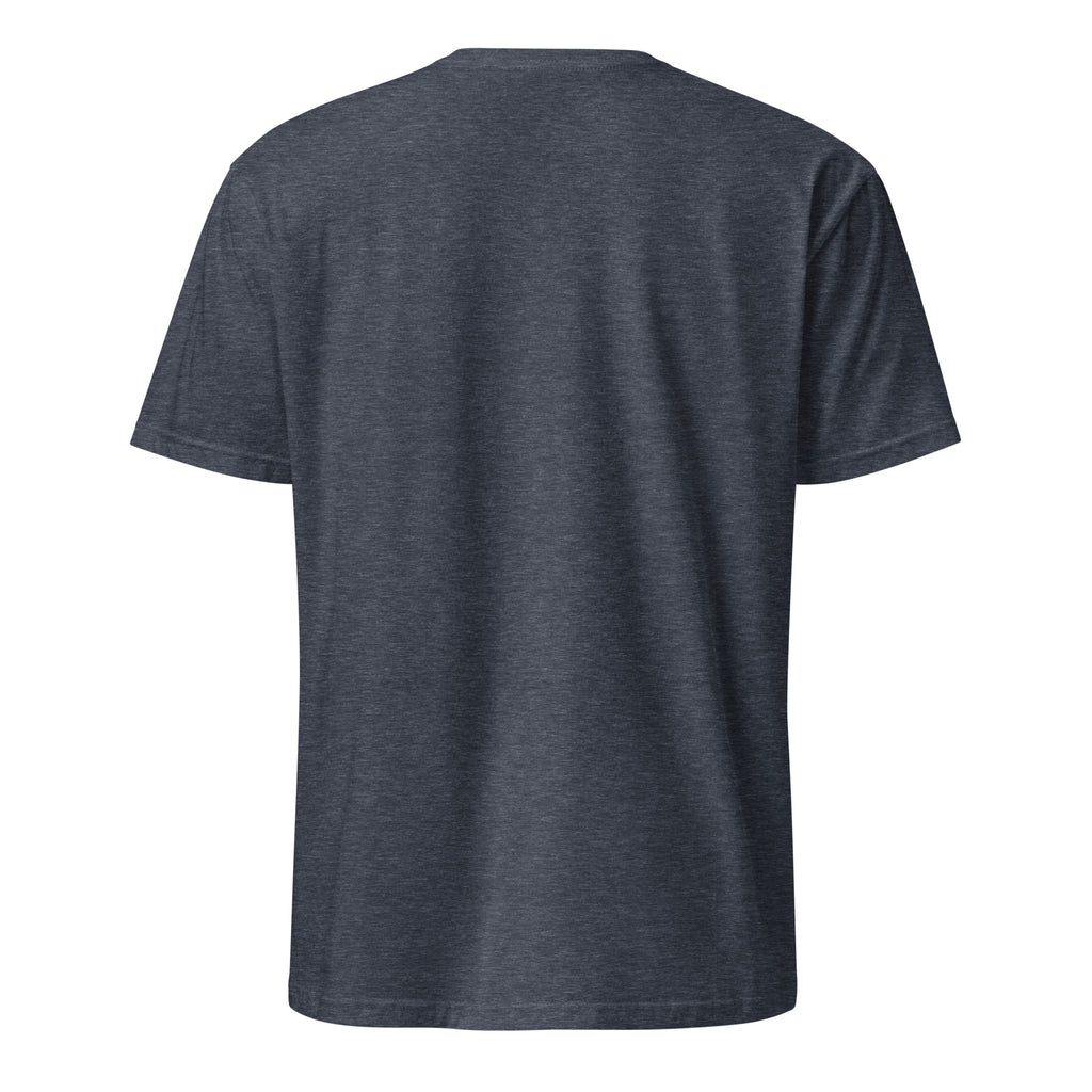 PureSarcasm sarcastic t-shirt - heather navy, back view