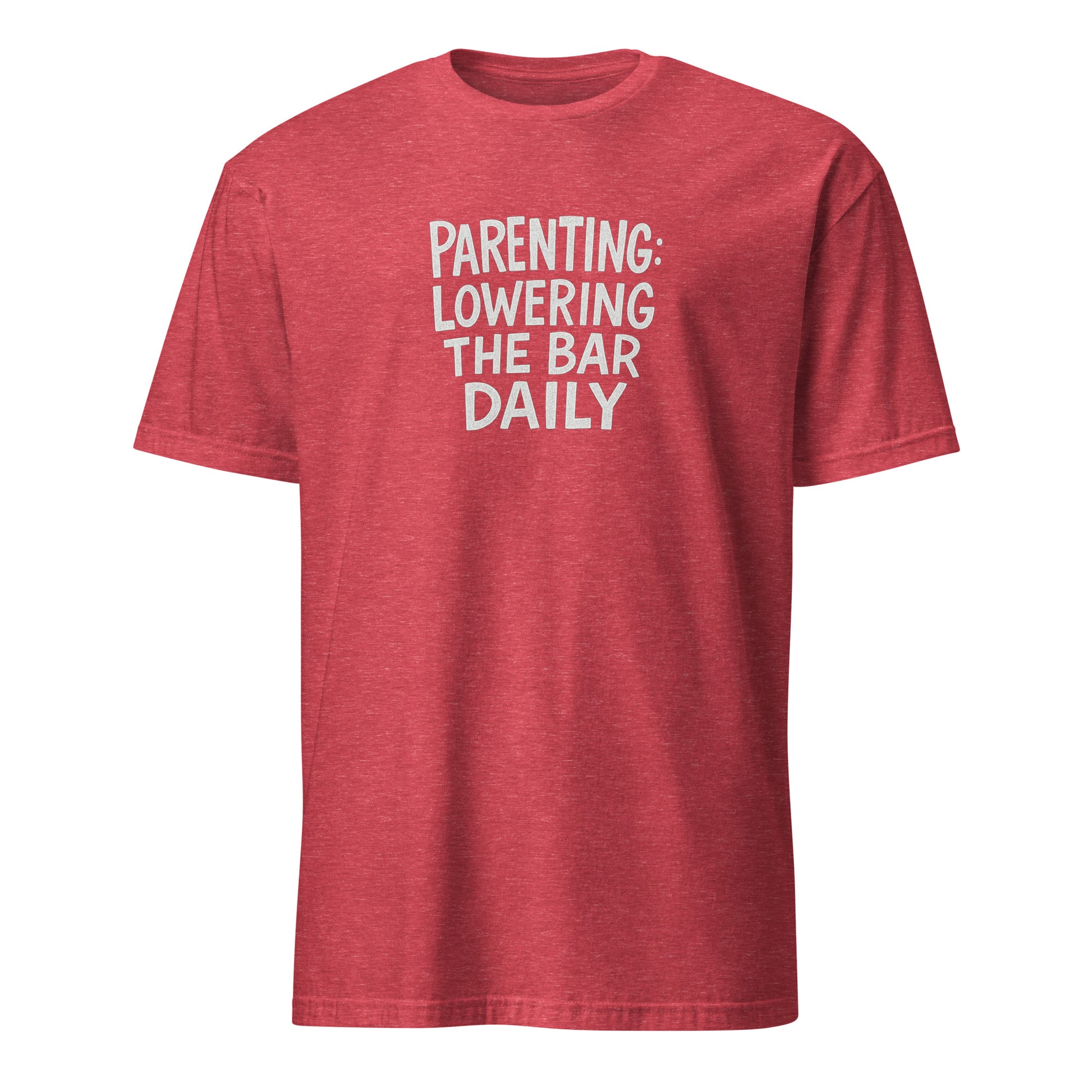 PureSarcasm sarcastic t-shirt - heather red, front view