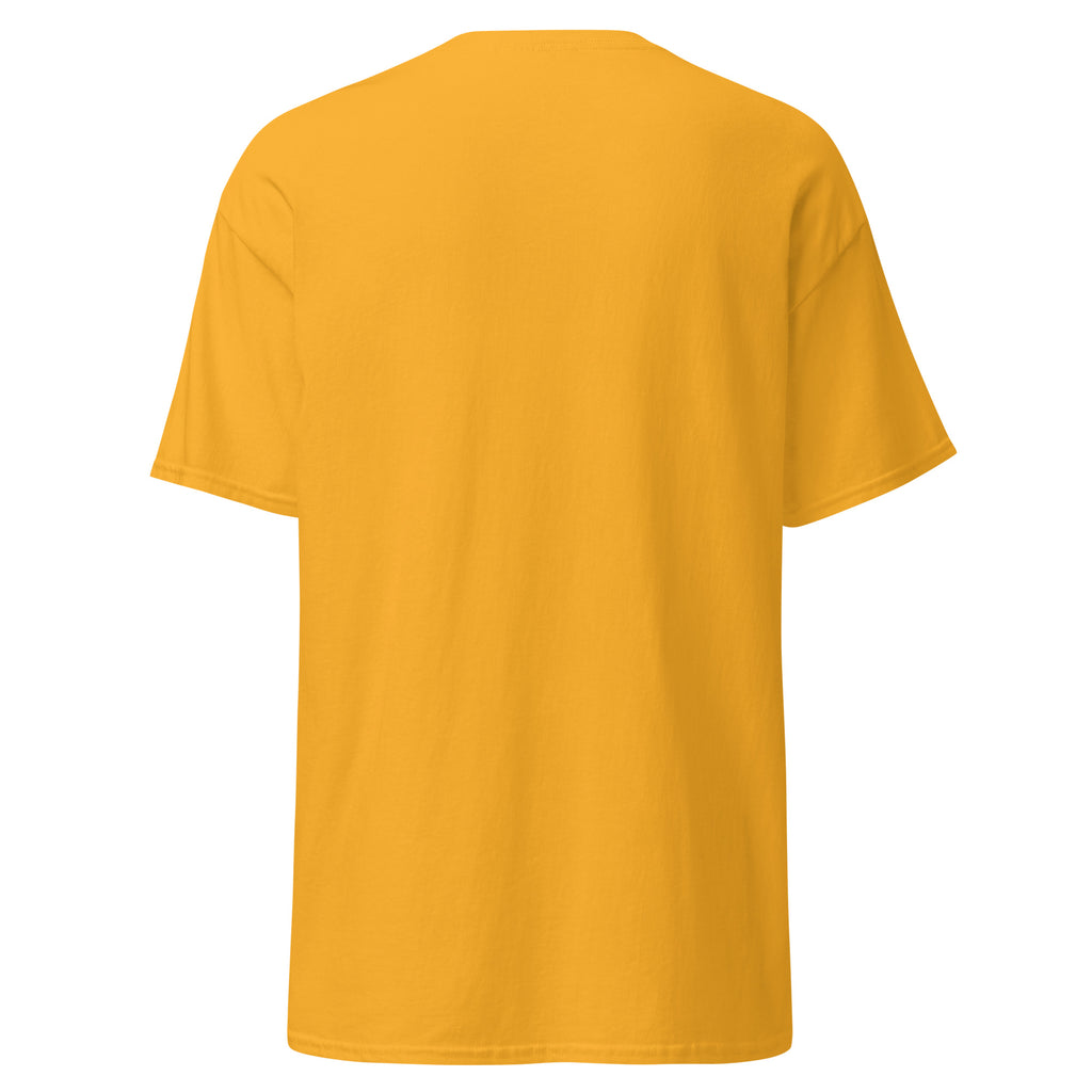 PureSarcasm sarcastic t-shirt - classic gold, back view