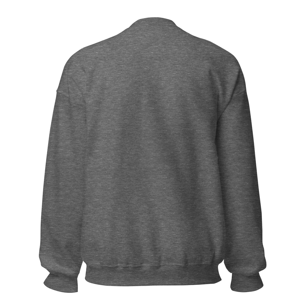 PureSarcasm sarcastic sweatshirt - graphite heather, back view