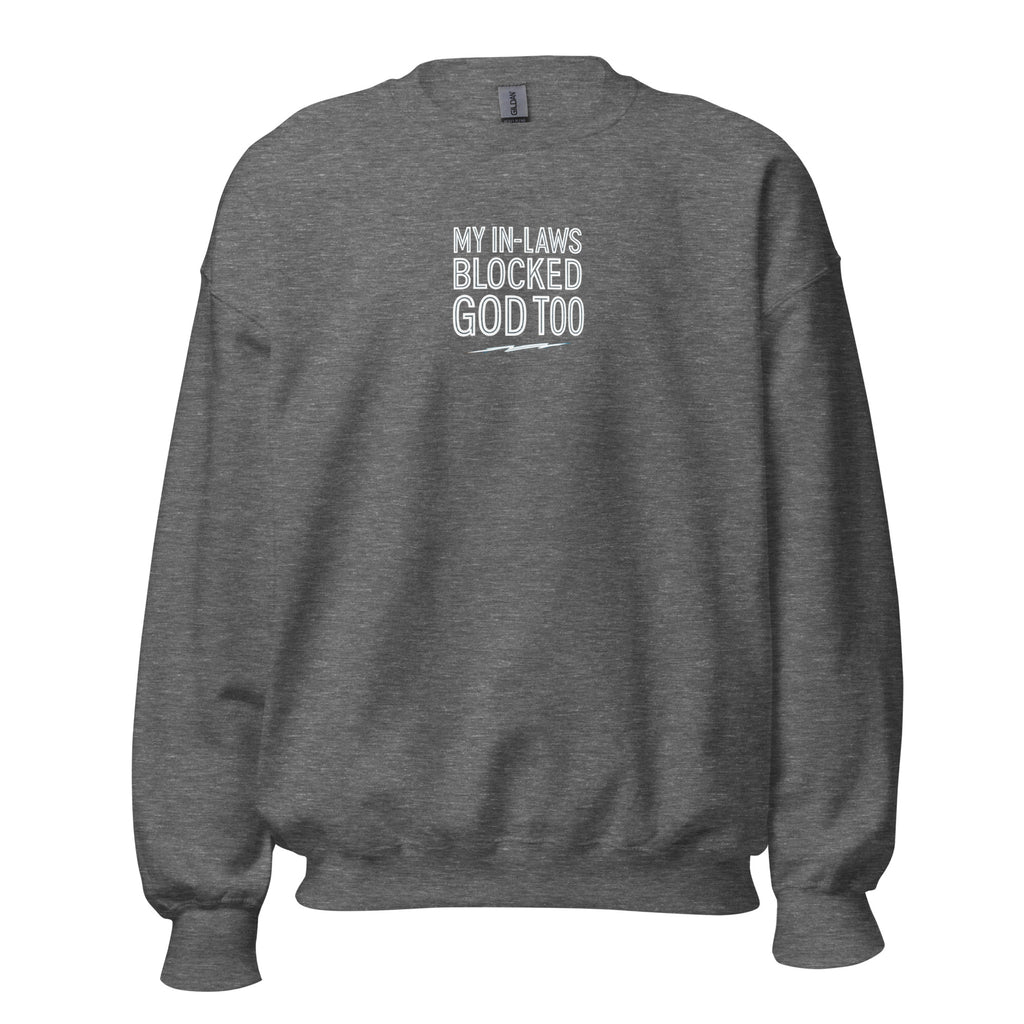 PureSarcasm sarcastic sweatshirt - graphite heather, front view