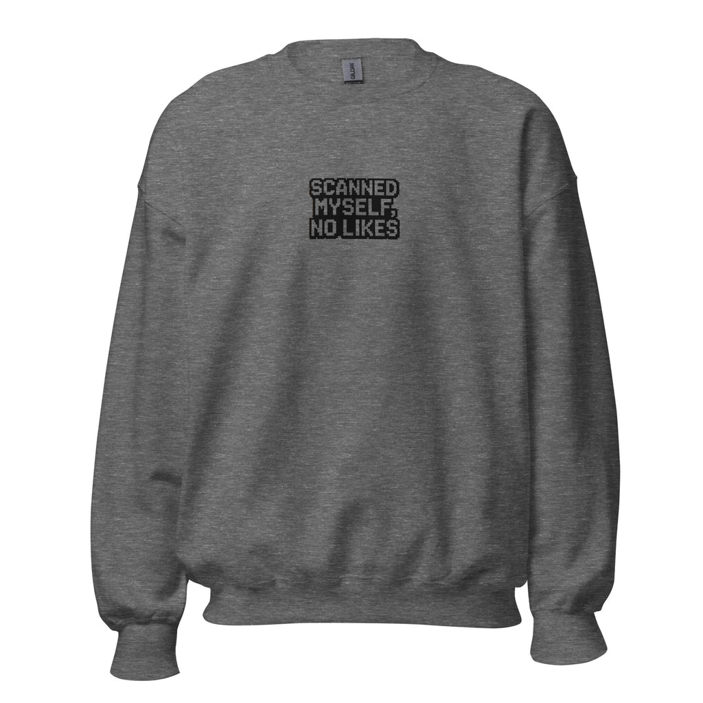 PureSarcasm sarcastic sweatshirt - graphite heather, front view