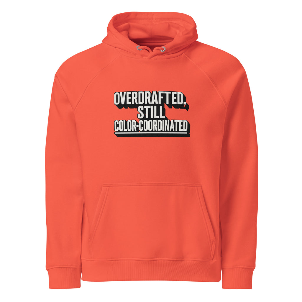 PureSarcasm sarcastic hoodie - burnt orange, front view