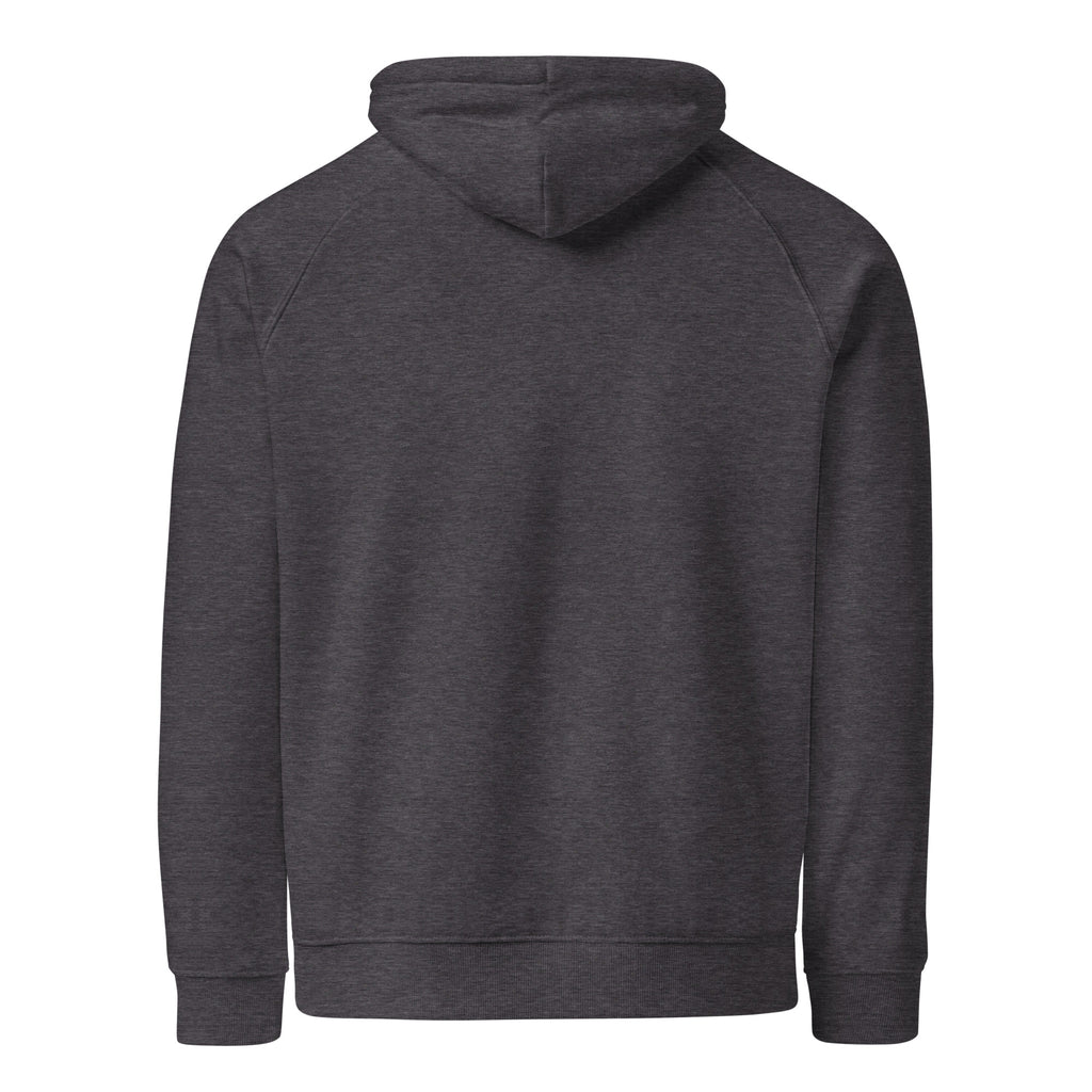 PureSarcasm sarcastic hoodie - charcoal melange, back view