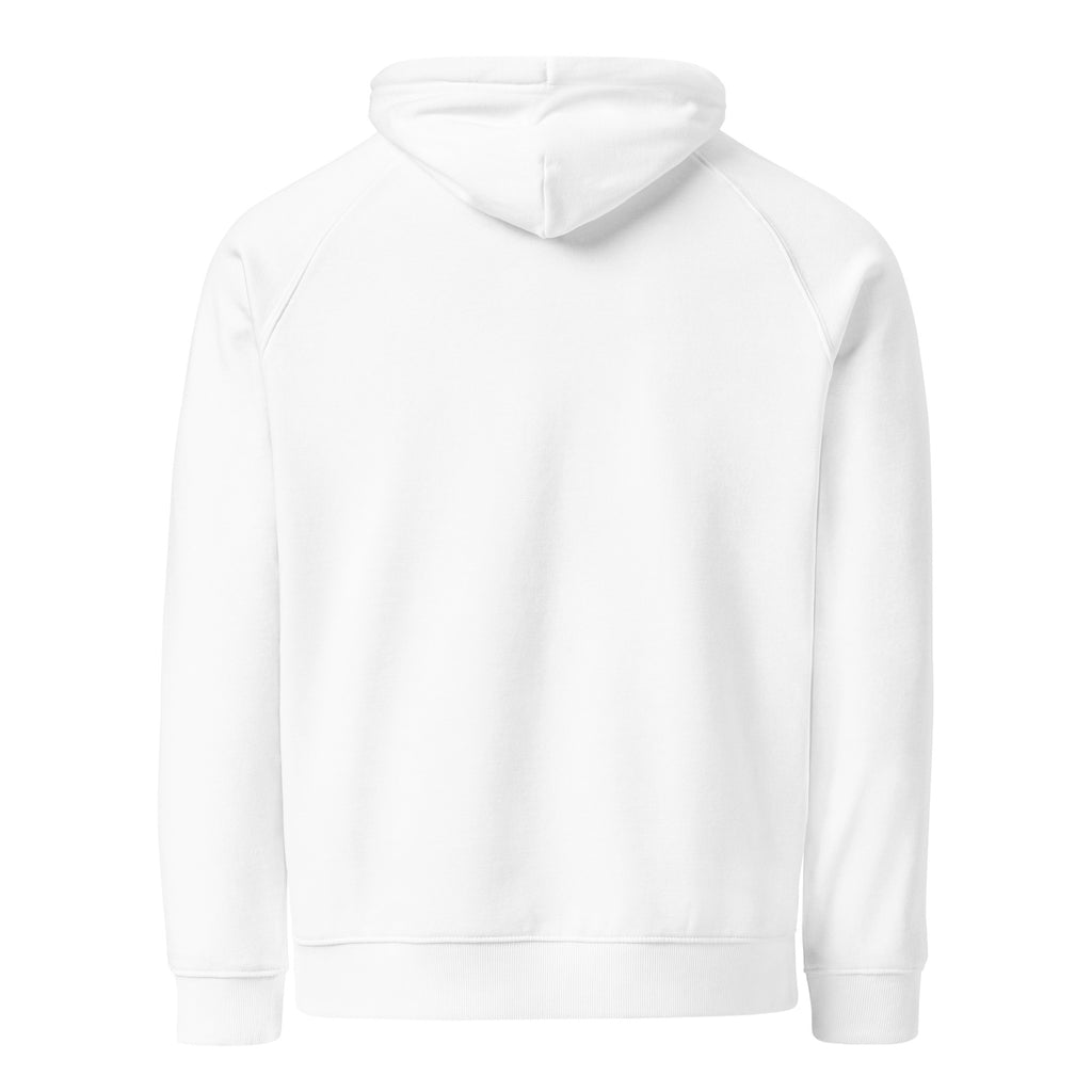 PureSarcasm sarcastic hoodie - raglan white, back view