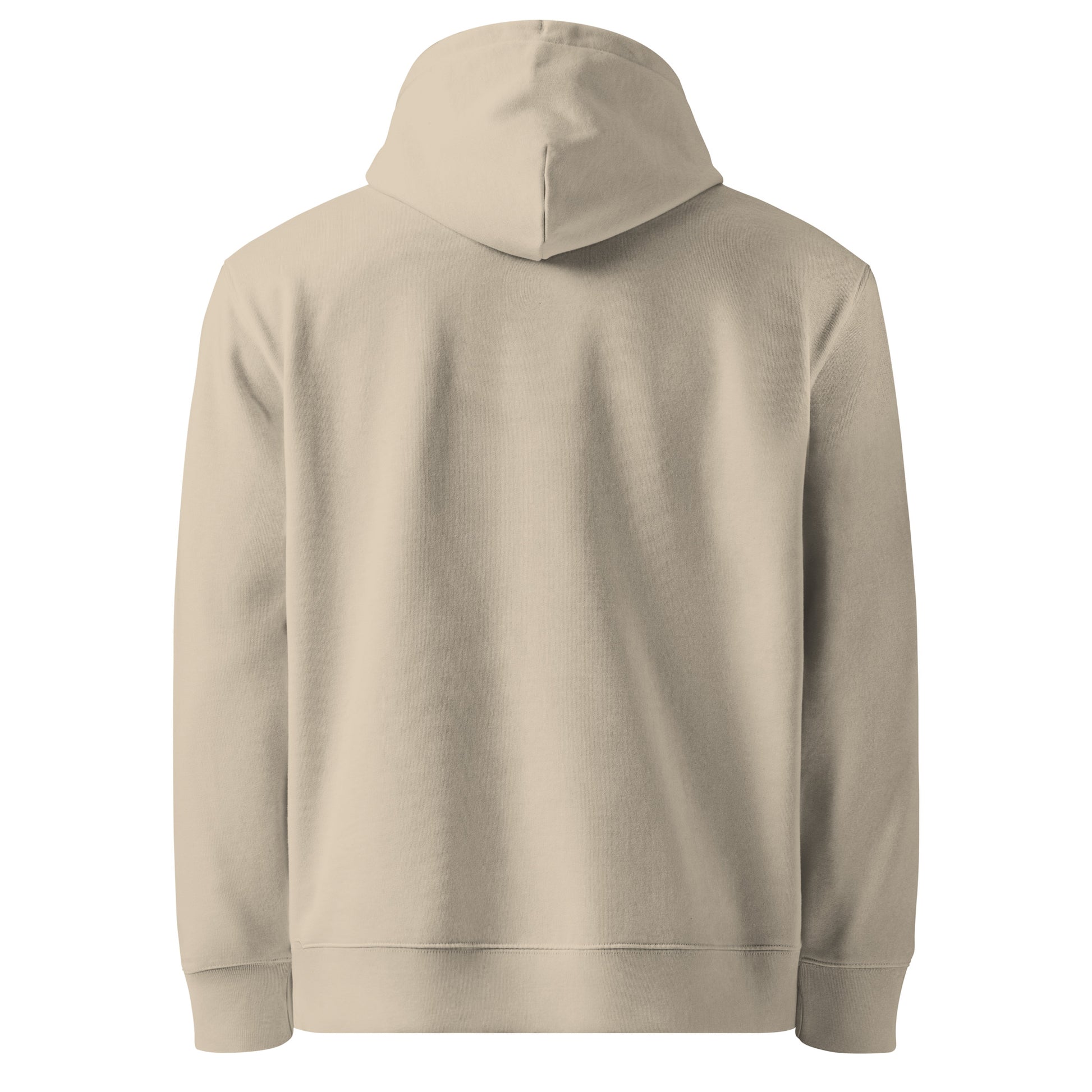 Paid in Anxiety, Not Cash sarcastic hoodie - anxiety, not cash - sarcastic in desert dust, back view