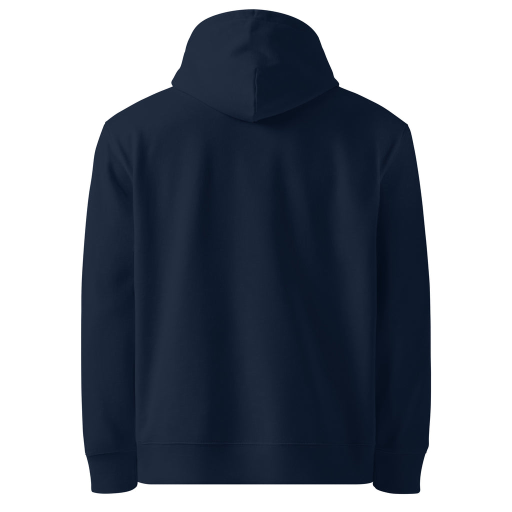 PureSarcasm sarcastic hoodie - french navy, back view