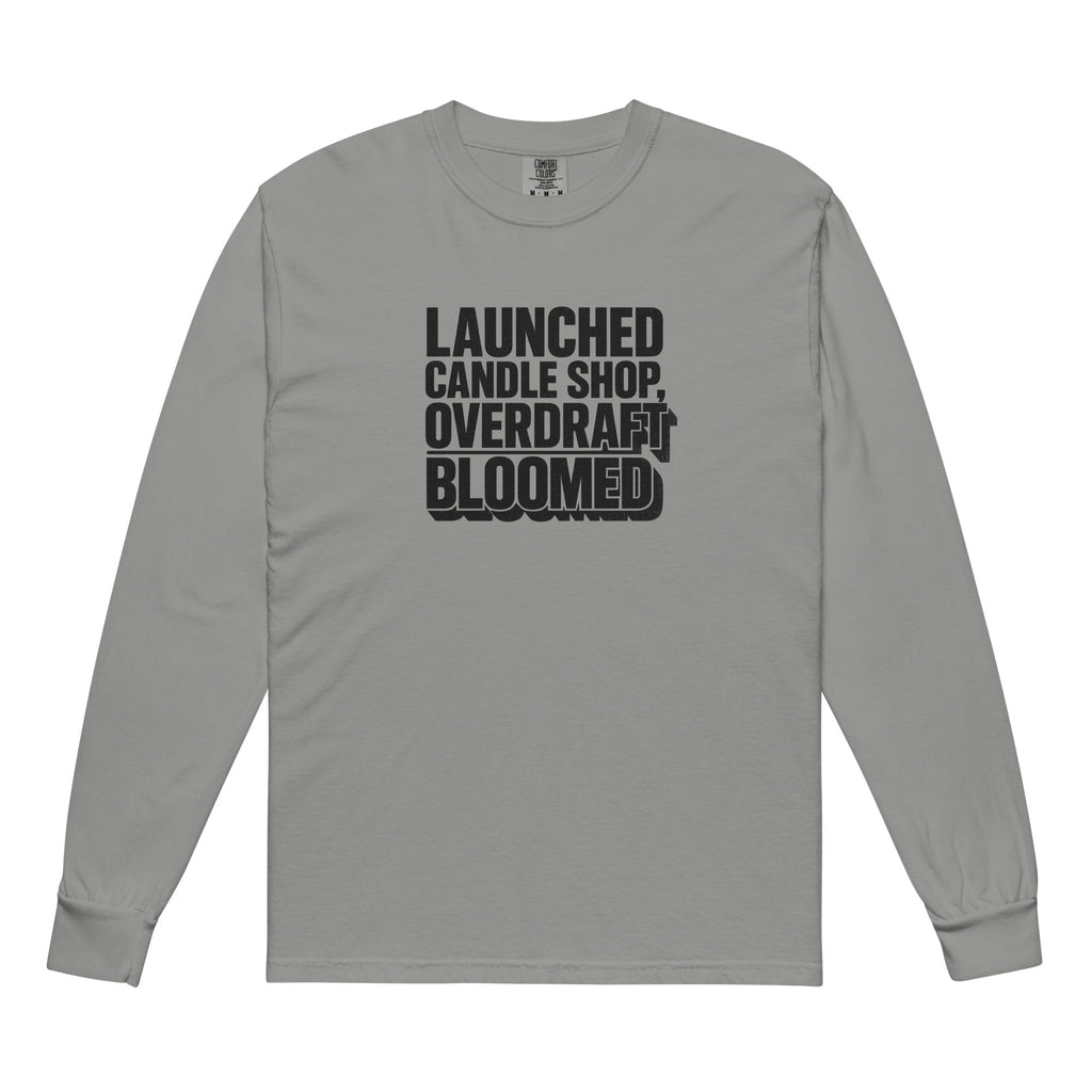  sarcastic long sleeve shirt - grey, front view