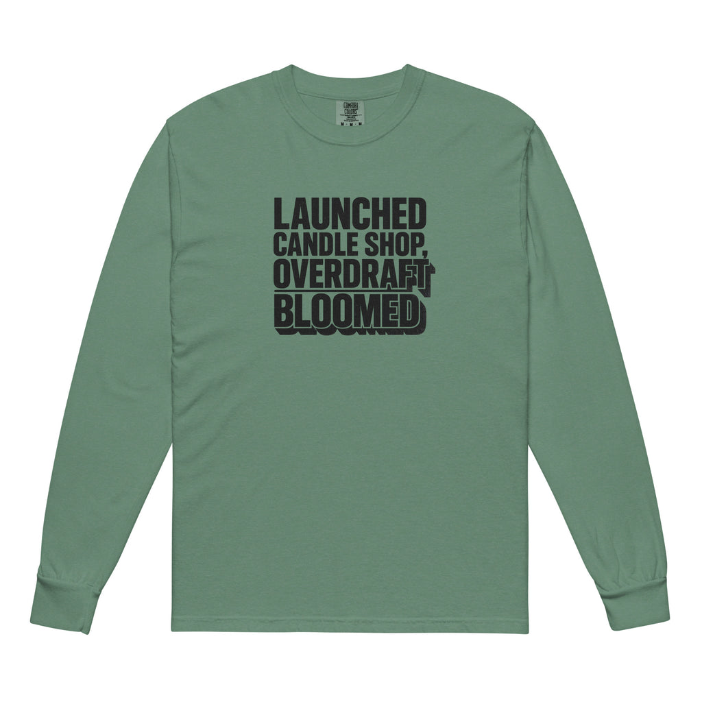  sarcastic long sleeve shirt - light green, front view