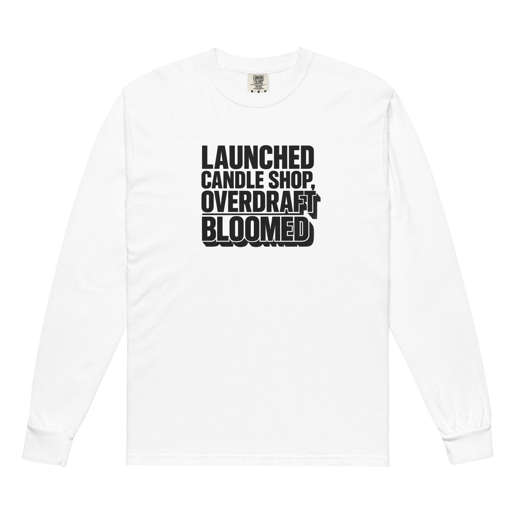  sarcastic long sleeve shirt - white, front view