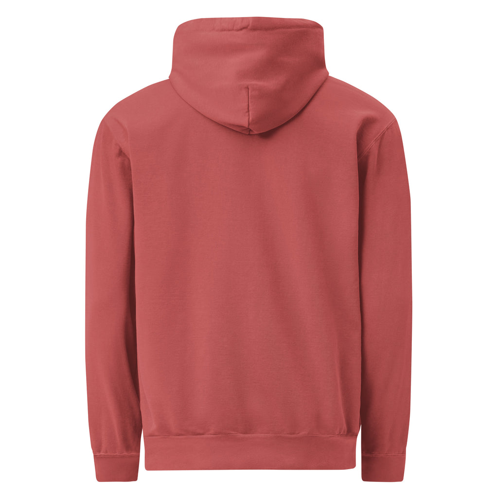 PureSarcasm sarcastic hoodie - crimson, back view