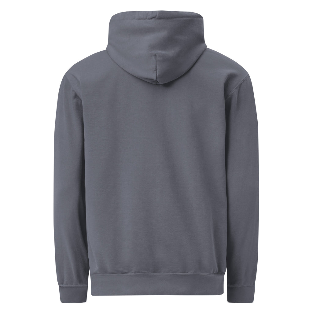 PureSarcasm sarcastic hoodie - denim, back view
