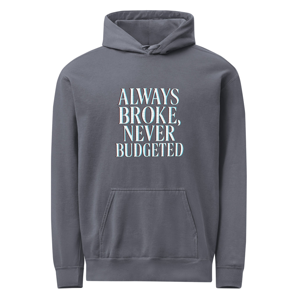 PureSarcasm sarcastic hoodie - denim, front view